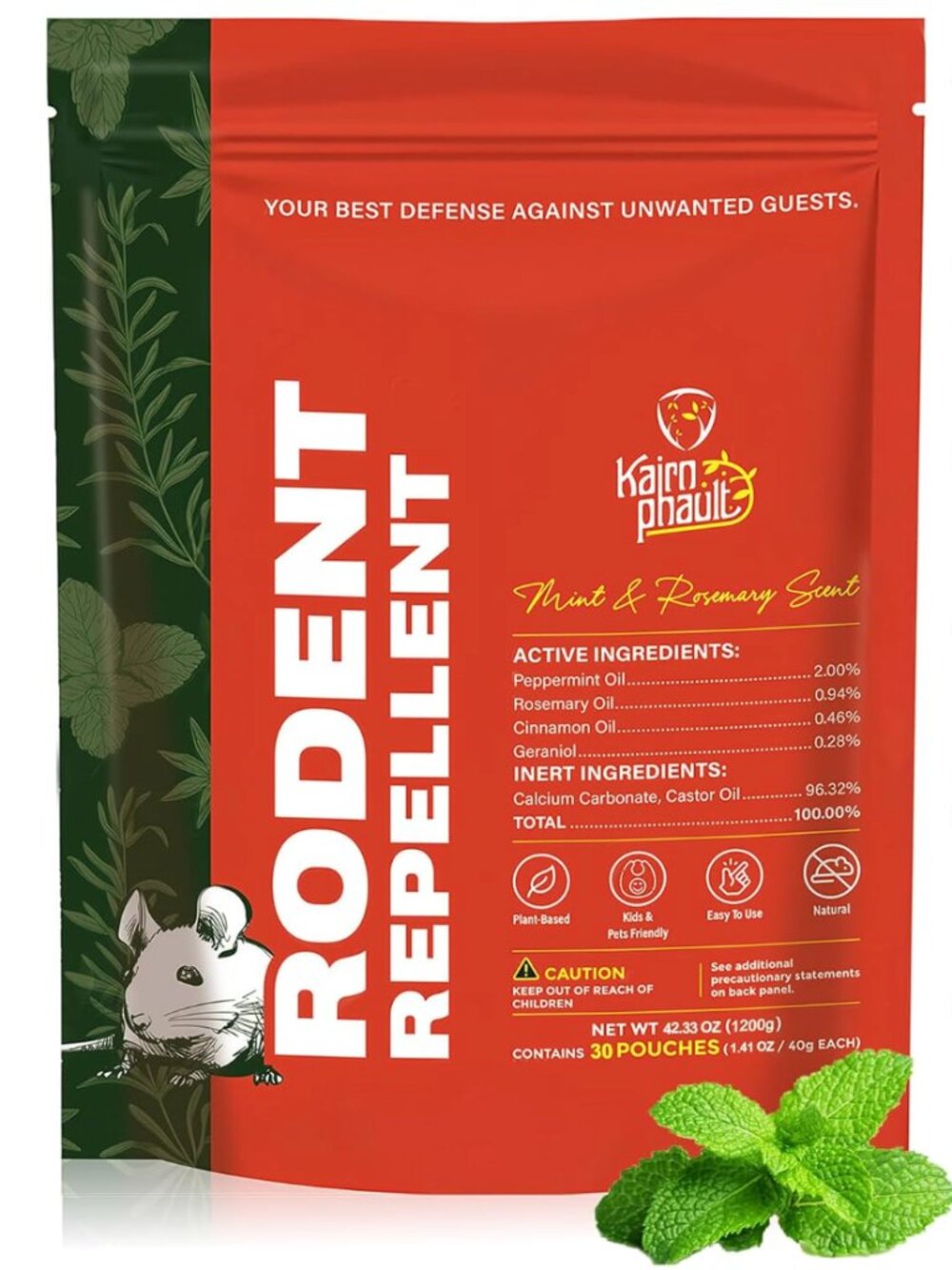 30 pack Mouse Repellent All Natural Peppermint Oil Pest control Rodent Mice Rat